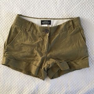 J. Crew “city fit” 100% linen shorts